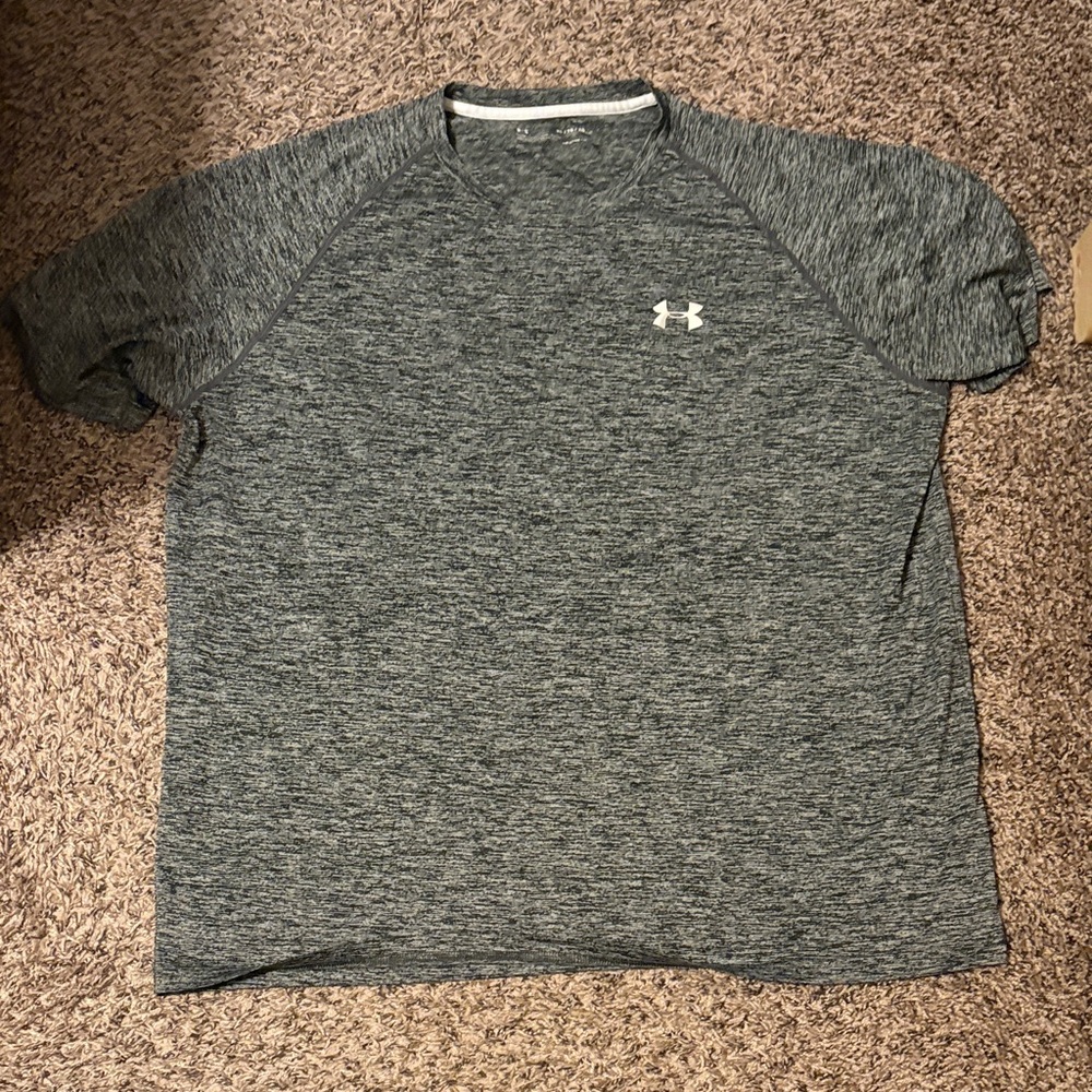 Under Armour Gray Heather Performance Short Sleeve Tee